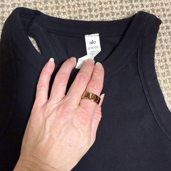 Alo Yoga Seamless Delight Bra Top – Black – Size Small - Picture 4 of 8